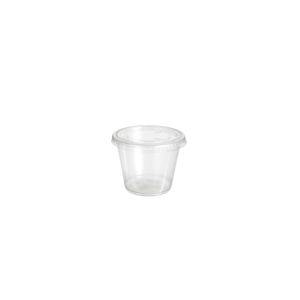 ENVASE TRANSPARENTE DE PLÁSTICO 1 ONZA