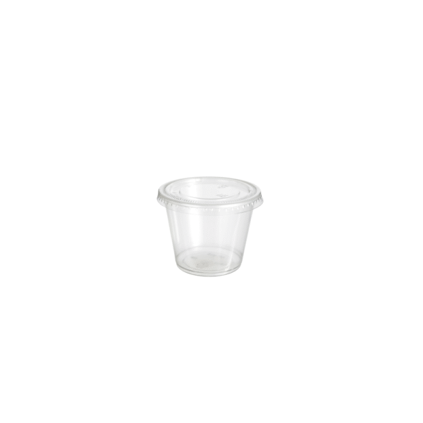 ENVASE TRANSPARENTE DE PLÁSTICO 1 ONZA