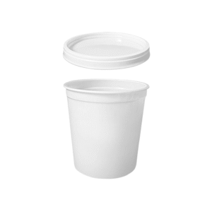 ENVASE BLANCO DE PLÁSTICO 1 LITRO
