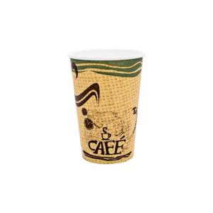 VASOS DE POLIPAPEL DISEÑO CAFE VASO 12 ONZAS